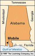Alabama map